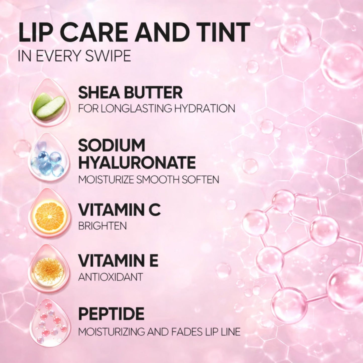 Rosyn Peptide Nourishing Lip Serum